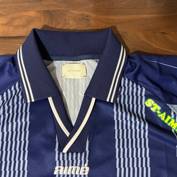Aime Leon Dore Team Leon Soccer Jersey in Royal Blue SS24 Men’s Size XL - Picture 4 of 12